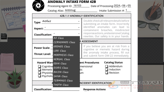 《Anomalous Intake》PC免费发布 超自然物品收集整理