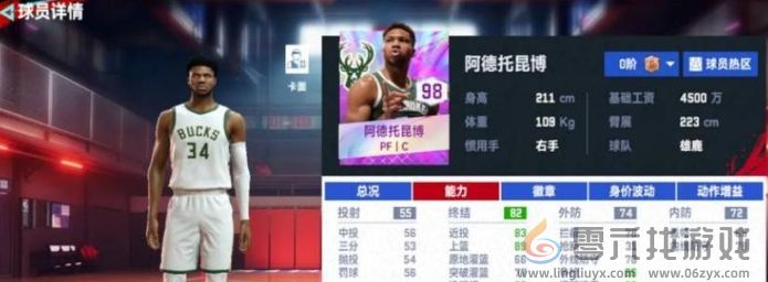 NBA巅峰对决字母哥阵容怎么玩 字母哥阵容搭配图1