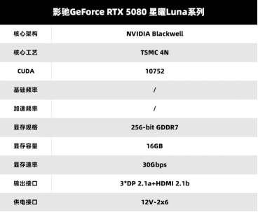 V你50！影驰 GeForce RTX 50系列新品正式发布！