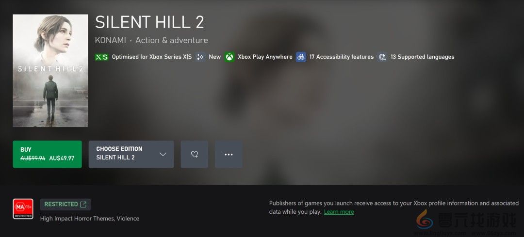 《寂静岭2：重制版》现已登陆Xbox 首发半价特惠(图1)